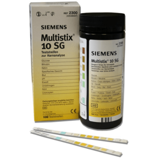 Multistix® 10 SG Urine Test Strips-Diagnostics-Birth Supplies Canada