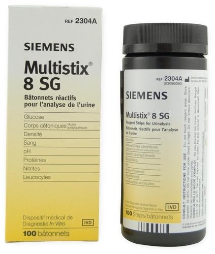 Multistix® 8 SG Urine Test Strips-Diagnostics-Birth Supplies Canada