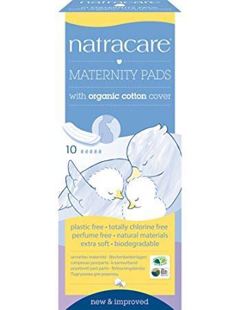 Natracare Maternity Pads (10 ct) | Organic Cotton-Postpartum Supplies-Birth Supplies Canada