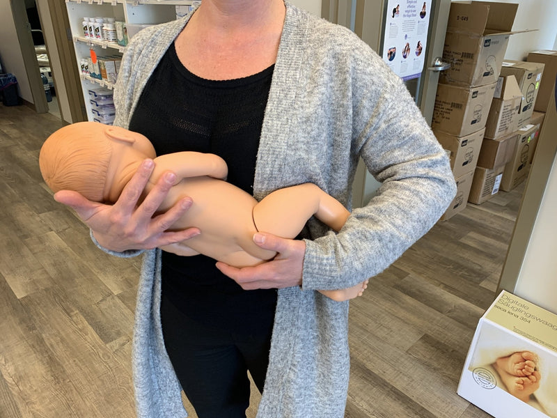 Newborn Doll ~ for teaching Breastfeeding or newborn care-Teaching Aids-Birth Supplies Canada