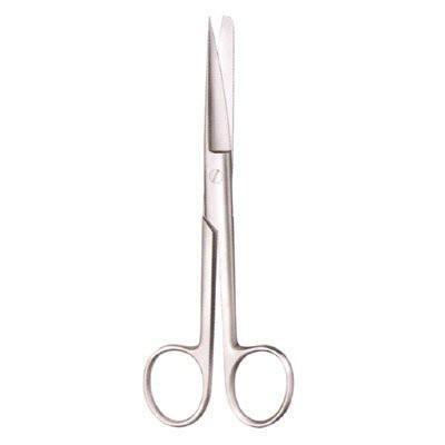 Operating Scissors 5.5" Straight Sh/Bl-Instruments-Birth Supplies Canada