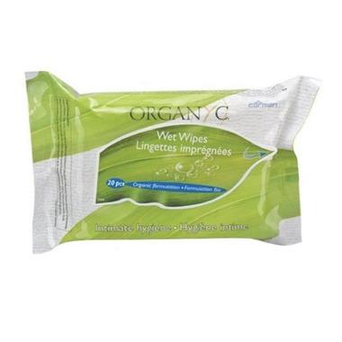 Organyc Intimate Hygiene Wet Wipes-Postpartum Supplies-Birth Supplies Canada