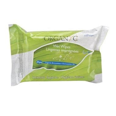 Organyc Intimate Hygiene Wet Wipes-Postpartum-Birth Supplies Canada
