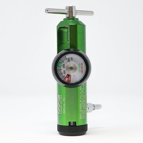 Oxygen Regulator ~ Adjustable Brass/Aluminum-Medical Equipment-Birth Supplies Canada