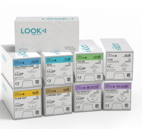 Plain Catgut Absorbable Suture | Natural Purified Collagen Sterile-Suture Supplies-Birth Supplies Canada