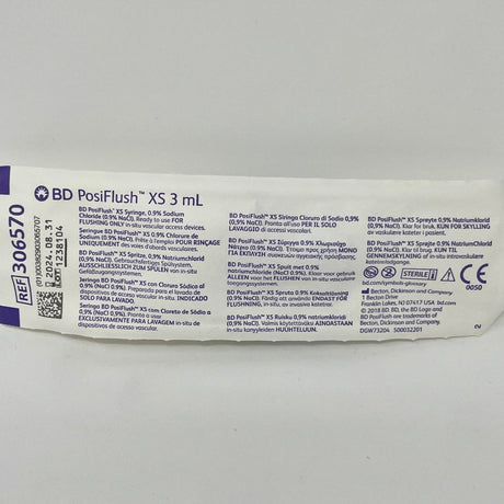 PosiFlush XS Saline-filled Syringes | BD-Medical Devices-Birth Supplies Canada