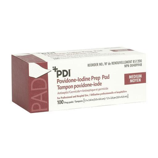 Povidone-Iodine Prep Pads – Sterile, Single-Use-Antiseptics & Disinfectants-Birth Supplies Canada