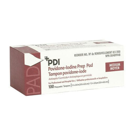 Povidone-Iodine Prep Pads – Sterile, Single-Use-Medical Supplies-Birth Supplies Canada