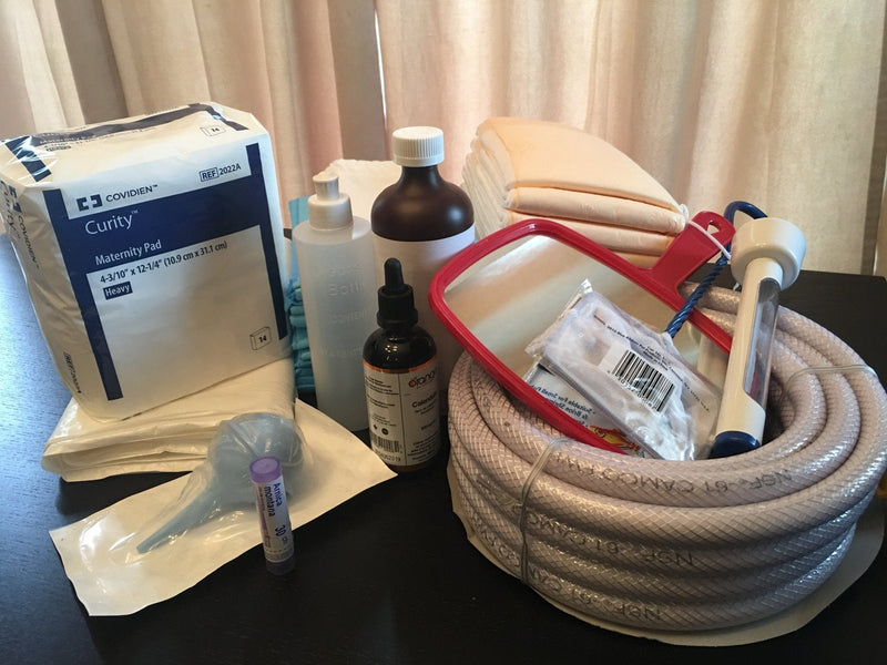 Prairie Midwives- Hospital Water Birth Kit-Custom Birth Kits-Birth Supplies Canada
