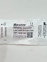 RAPIDFILL Connector, Luer Lock-to-Luer Lock, Red-Medical Devices-Birth Supplies Canada