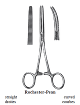 Rochester-Pean Forceps, Straight, 8" | Reusable-Instruments-Birth Supplies Canada