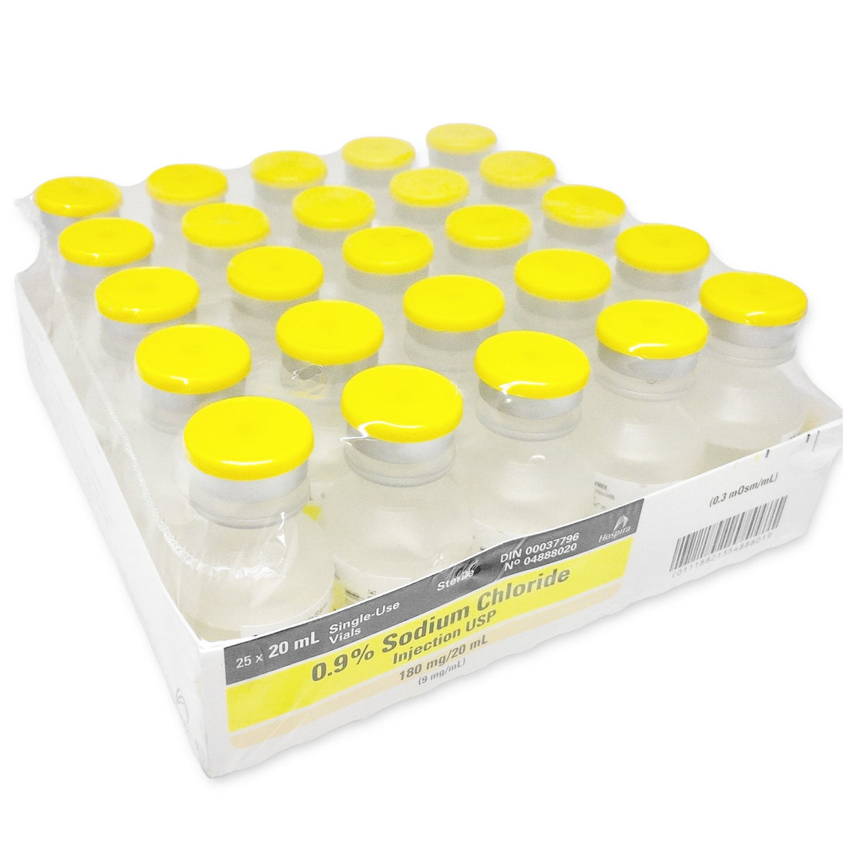 Sodium Chloride for Injection, 20 mL Bottle | Hospira Pfizer-IV Solutions-Birth Supplies Canada