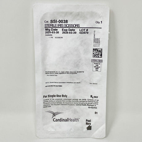 Sterile Curved Iris Scissors (4.5 Inch)-Medical Instruments-Birth Supplies Canada