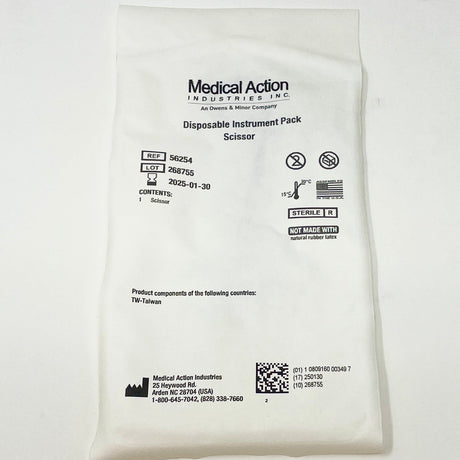 Sterile Operating Scissors (4.5") | Sharp/Sharp Tips, Disposable-Medical Instruments-Birth Supplies Canada