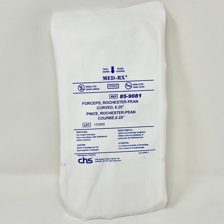 Sterile Rochester-Pean Forceps (6.25" Curved)-Instruments-Birth Supplies Canada