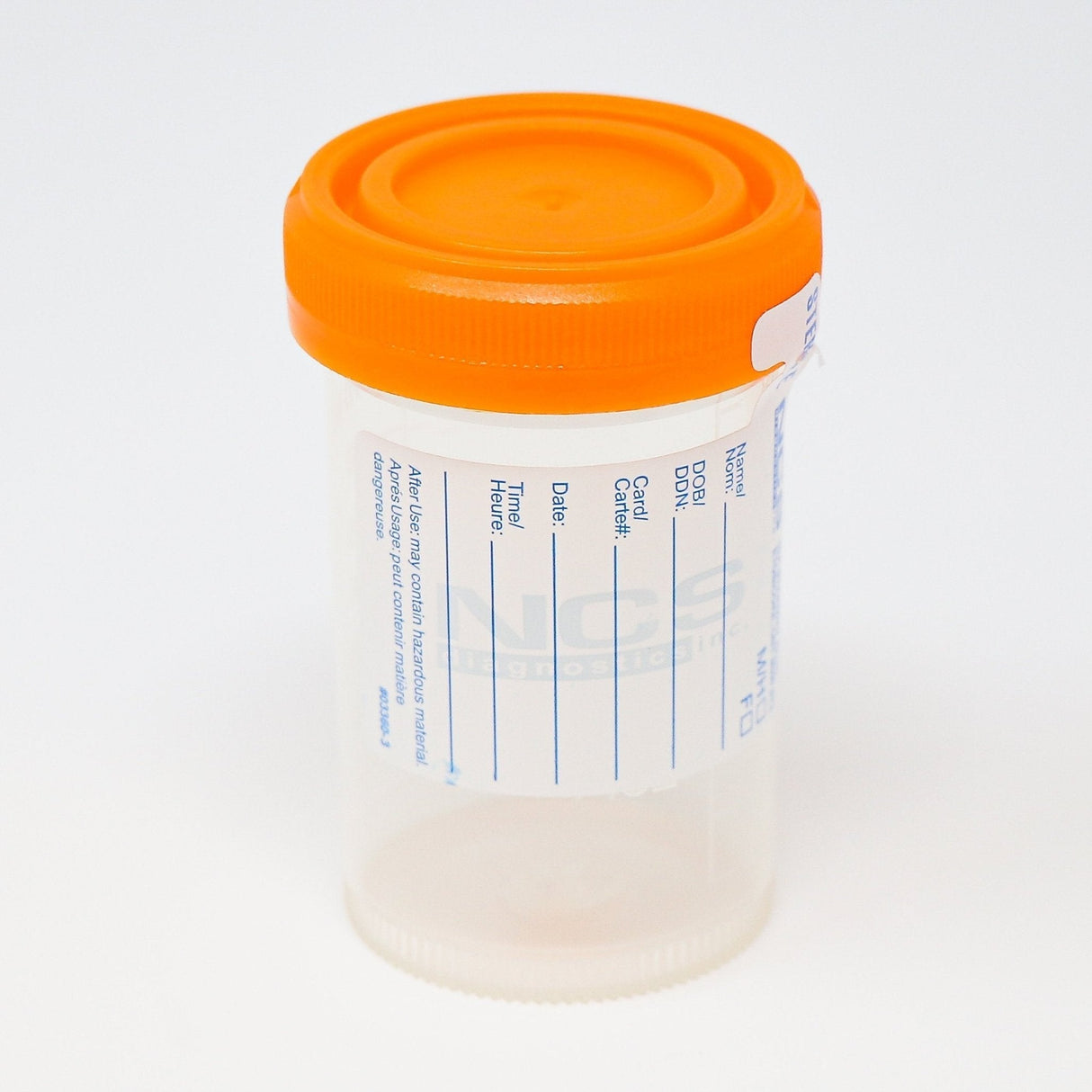 Sterile Specimen Containers w/ Screw Cap & ID Label-Diagnostics-Birth Supplies Canada