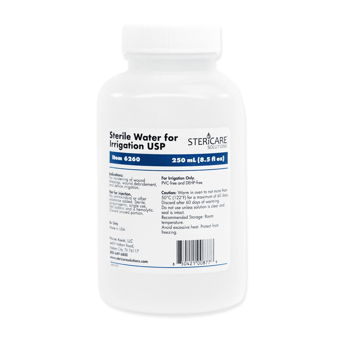 Sterile Water For Irrigation Bottle-IV Solutions-Birth Supplies Canada