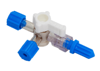 Stopcock 4-Way Large Bore w/male luer lock adapter-Medical Devices-Birth Supplies Canada