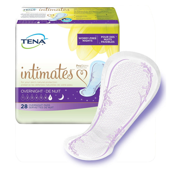 TENA OVERNIGHT Pads ~ for heavy bleeding & leaking amniotic fluid-Postpartum Supplies-Birth Supplies Canada