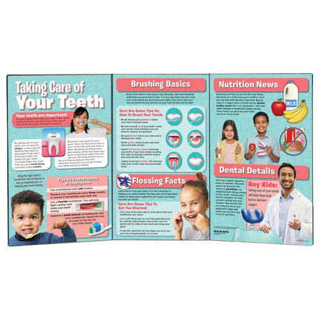 Taking Care of Your Teeth Folding Display-Birth Supplies Canada