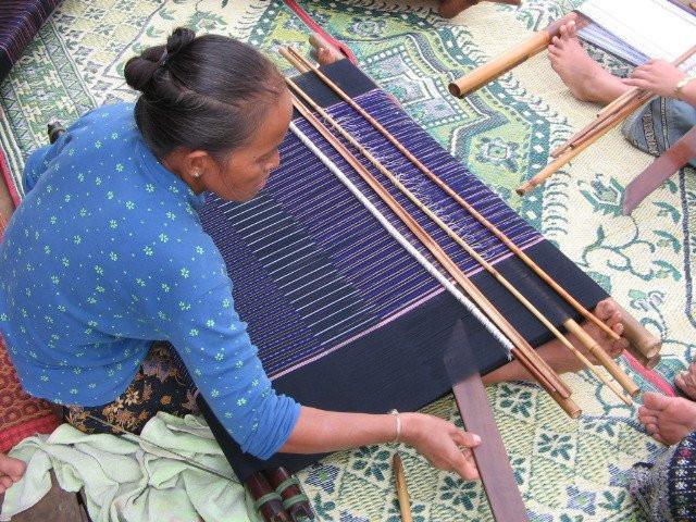 Traditional Rebozo 67 x 266 cm, Handmade Laotian Jias-Labour & Doula Supplies-Birth Supplies Canada