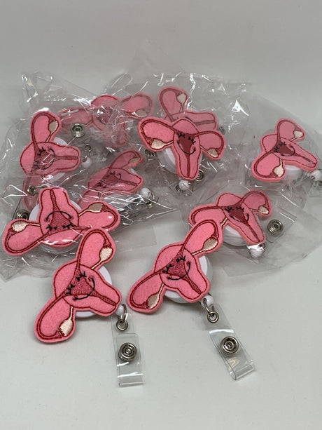 Uterus Retractable ID Holder-Stethoscopes-Birth Supplies Canada