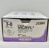Vicryl Suture 3-0 (Met 2.0) | Sterile, Absorbable, Coated Braided Violet-Medical Devices-Birth Supplies Canada