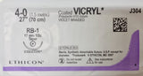 Vicryl Sutures 4-0 (Met 1.5) - Sterile, Absorbable, Coated Braided Violet-Medical Devices-Birth Supplies Canada