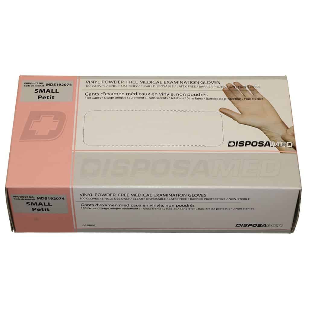 Vinyl Exam Gloves Powder-free-Medical Gloves-Birth Supplies Canada