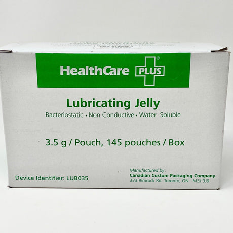 Water-Soluble Lubricant Jelly | Healthcare Plus-Vaginal Exam Supplies-Birth Supplies Canada