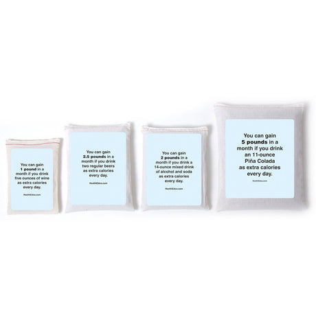 Weigh Your Options: Alcohol Drinks Display-Teaching Aids-Birth Supplies Canada