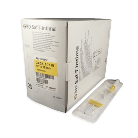 Saf-T-Intima™ Closed IV Catheter System-IV Catheters-Birth Supplies Canada