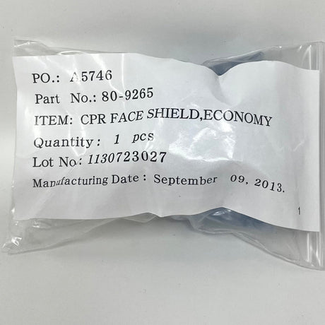 CPR face shield with one way valve-Medical Devices-Birth Supplies Canada