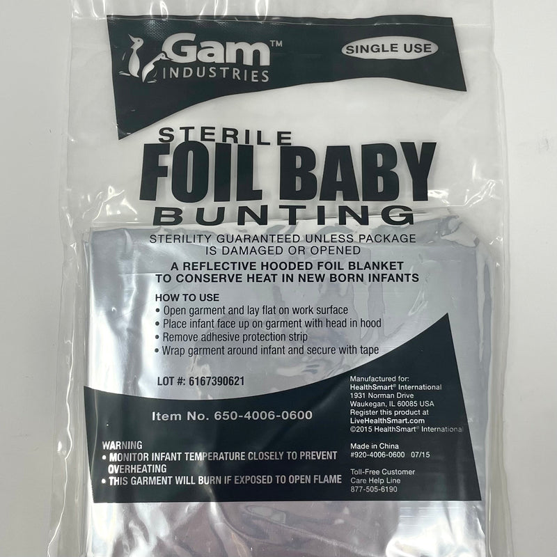 Emergency Foil Baby Bunting -Non-Medical Supplies-Birth Supplies Canada