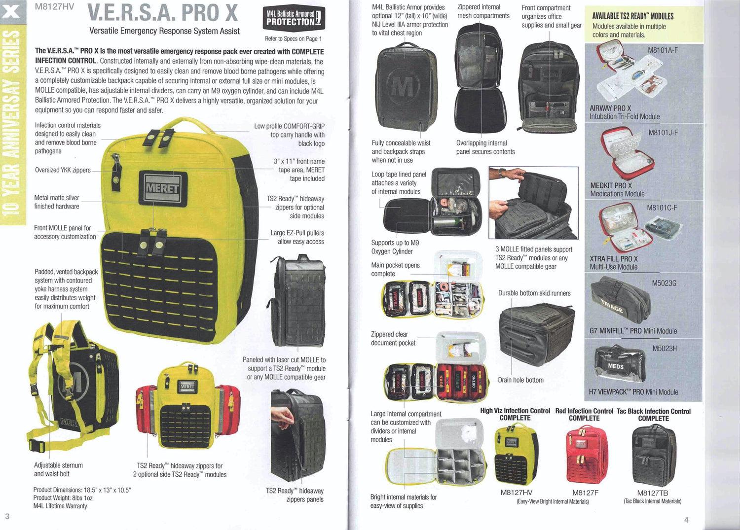 Meret V.E.R.S.A. Pro X Emergency Response Backpack-Bags & Storage-Birth Supplies Canada