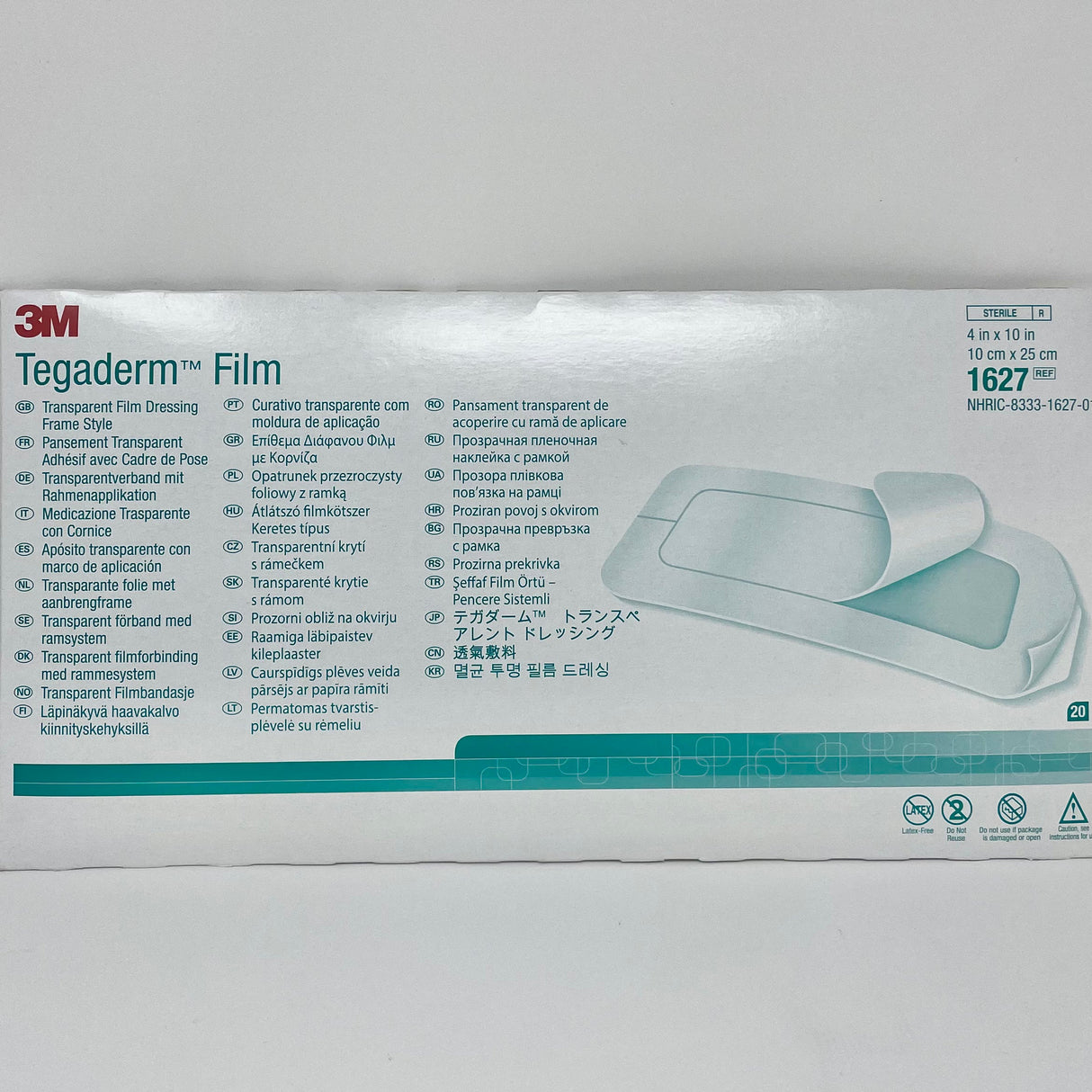 Tegaderm™ Transparent Film Dressing | 4" x 10" | 3M-Gauze & Bandages-Birth Supplies Canada