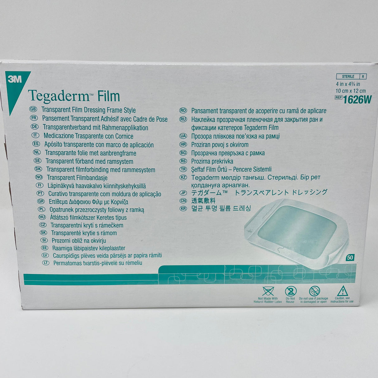 Tegaderm Transparent Film Dressing | 4" x 4 3/4"-Medical Supplies-Birth Supplies Canada